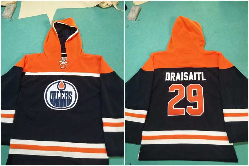 Edmonton Oilers 29 Draisaitl Navy Blue All Stitched Pullover Hoodie,We sell and wholesale Edmonton Oilers 29 Draisaitl Navy Blue All Stitched Pullover Hoodie on line form chian!